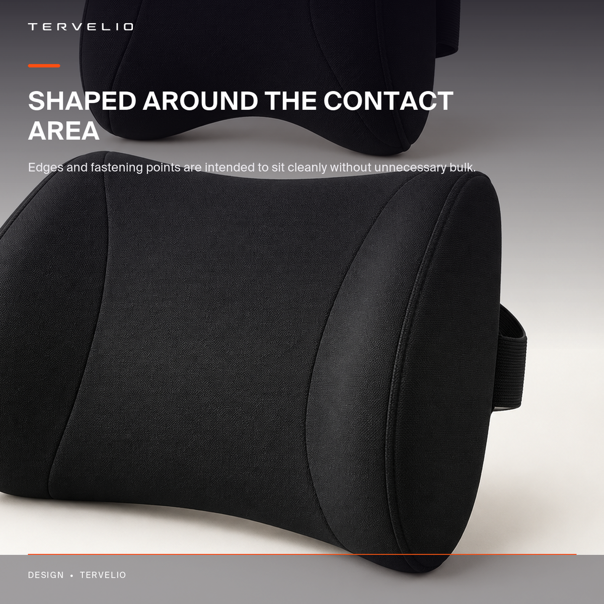 Headrest and Lumbar Cushion Options for Tesla configuration and finish reference