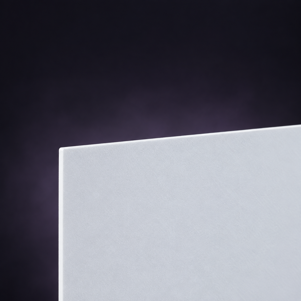 matte white, up close: A plain surface for the selected panel wrap set. Text-free product reference.