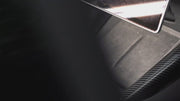 Wireless charging U-shape trim installed detail