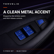 Door Window Switch Trim Set for Refreshed Tesla Model 3/Y — product image 2