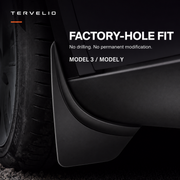 No-Drill Mud Flap Set for Tesla Model 3/Y — product image 2
