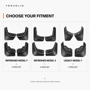 No-Drill Mud Flap Set for Tesla Model 3/Y — product image 4