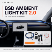 BSD Blind Spot Monitoring Ambient Light Kit for Tesla Model 3/Y — product image 1