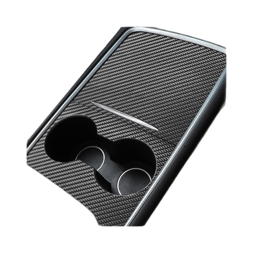 Carbon Fiber Center Console Panel Cover for Tesla Model 3/Y — clean product view
