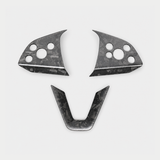 Carbon Fiber Steering Wheel Trim for Refreshed Tesla Model 3/Y