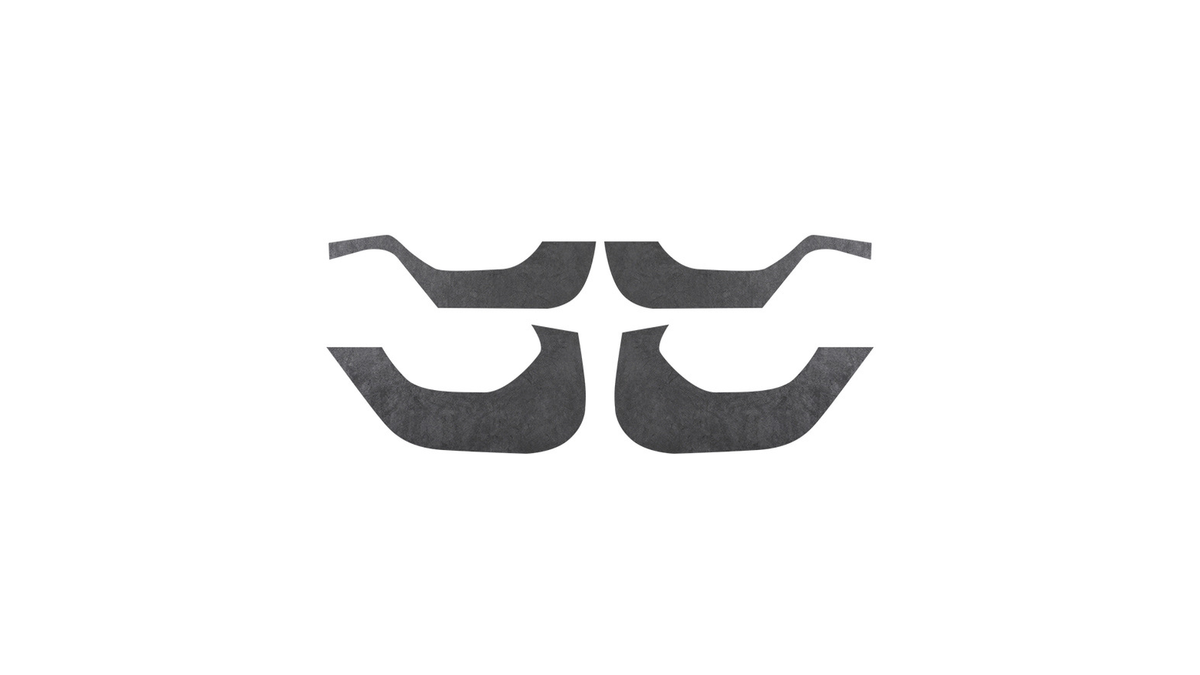 Suede Door Kick Protector Set for Refreshed Tesla Model 3 by TERVELIO