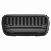 Complete product on white background — black TPE front-trunk mat for refreshed Model Y; AI-assisted supplier reference