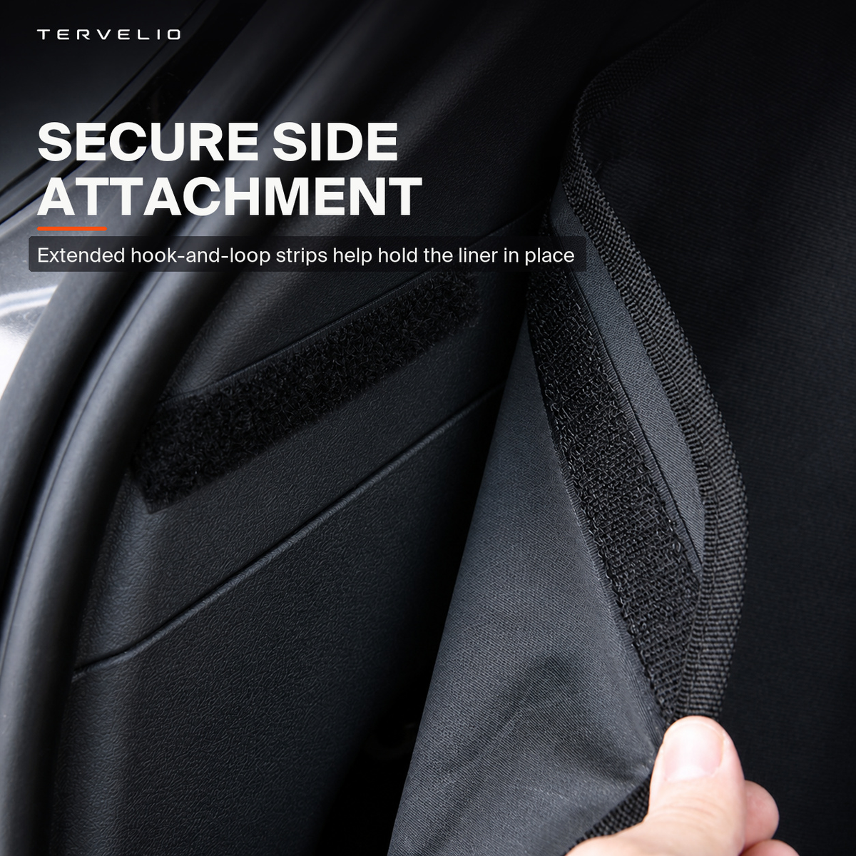 Rear Cargo Pet Liner for Tesla Model Y — Rear-seatback coverage