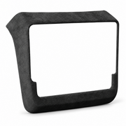 Charcoal suede-finish rear display surround on a white background.