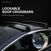 Lockable Roof Rack Crossbars for Tesla Model 3/Y — product image 1