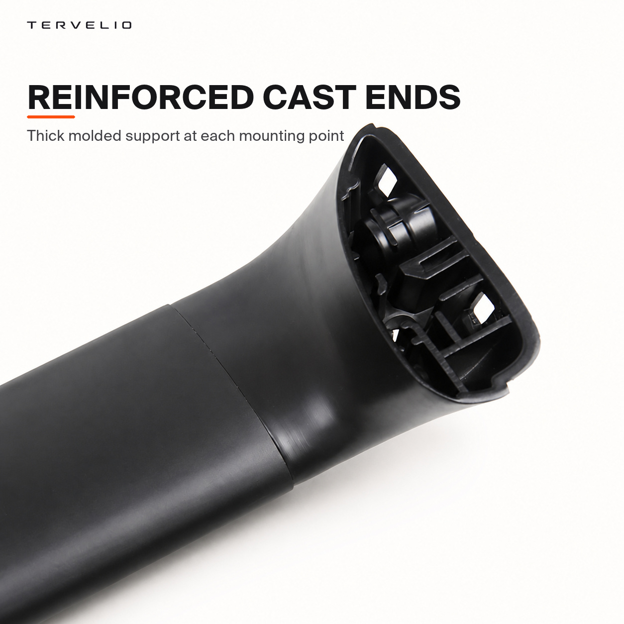 Lockable Roof Rack Crossbars for Tesla Model 3/Y — Mounting-point installation