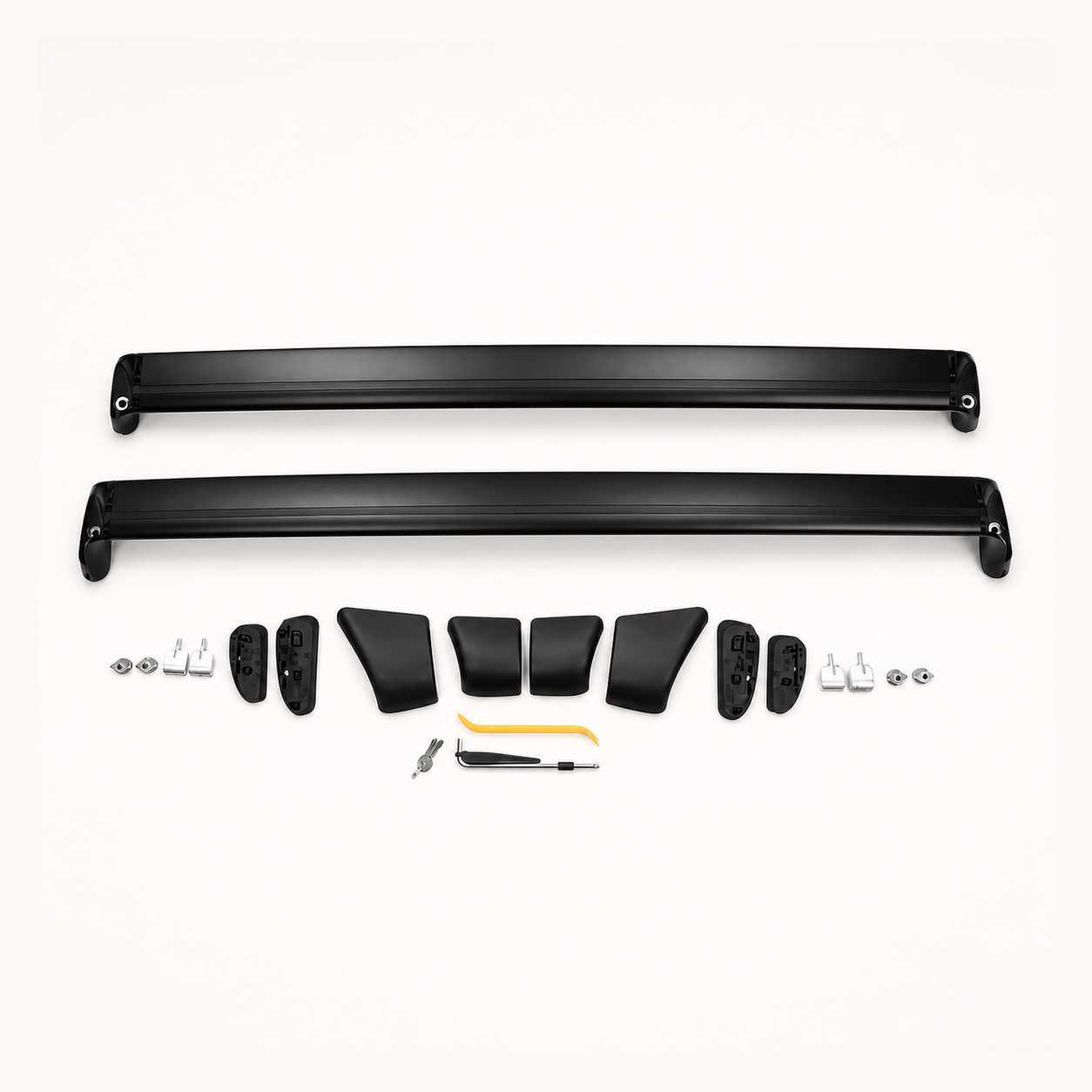 Lockable Roof Rack Crossbars for Tesla Model 3/Y — clean product view