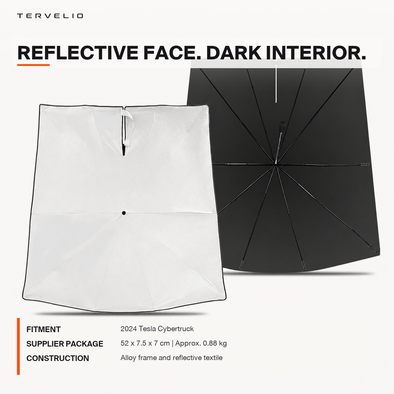 Windshield Sunshade for Tesla Cybertruck