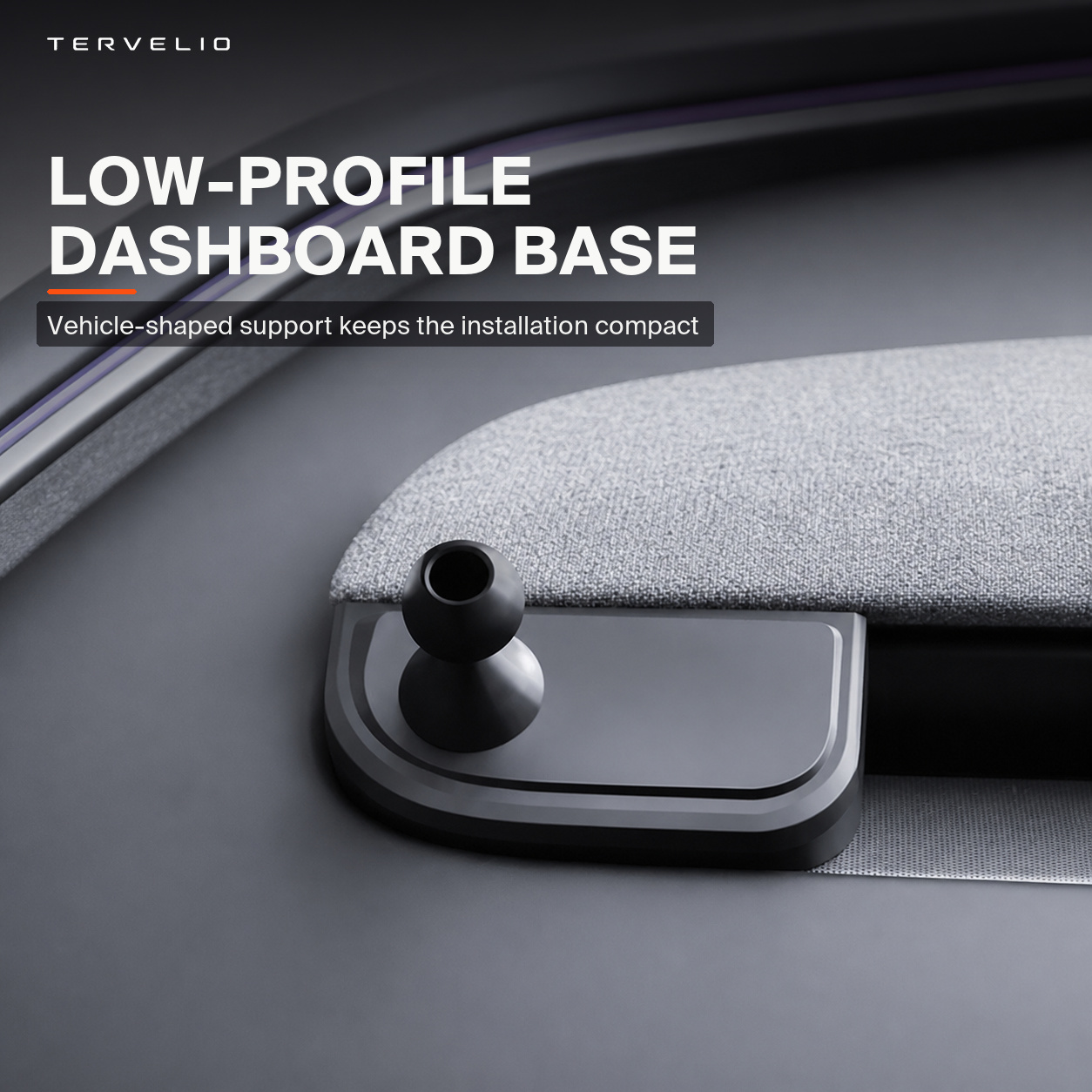 Magnetic Dashboard Phone Mount for Refreshed Tesla Model 3/Y — Keeps cupholders free