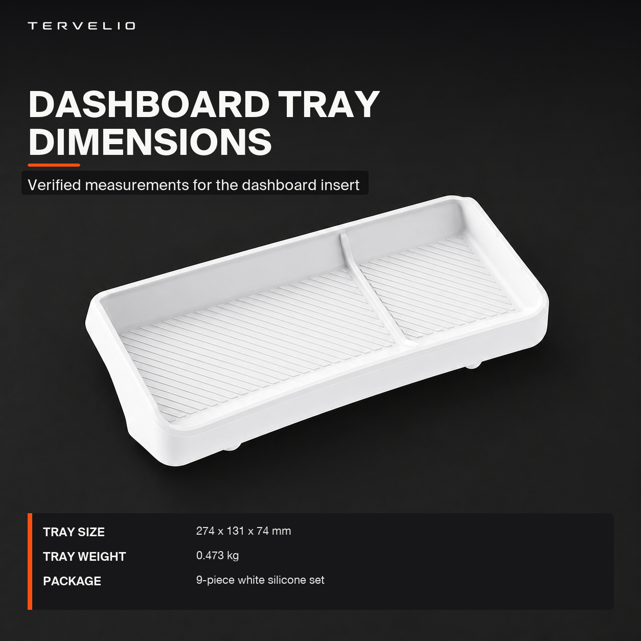 Silicone Center Console Storage Set for Refreshed Tesla Model 3/Y