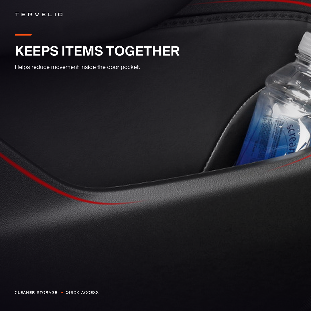Front and rear door-pocket liner position guide