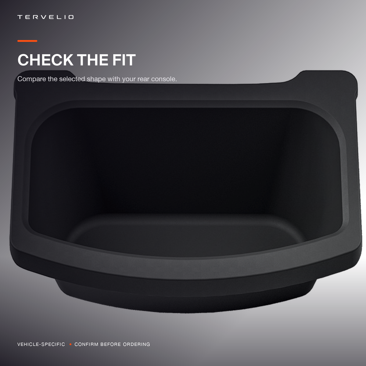 Rear storage box fitment reference shape