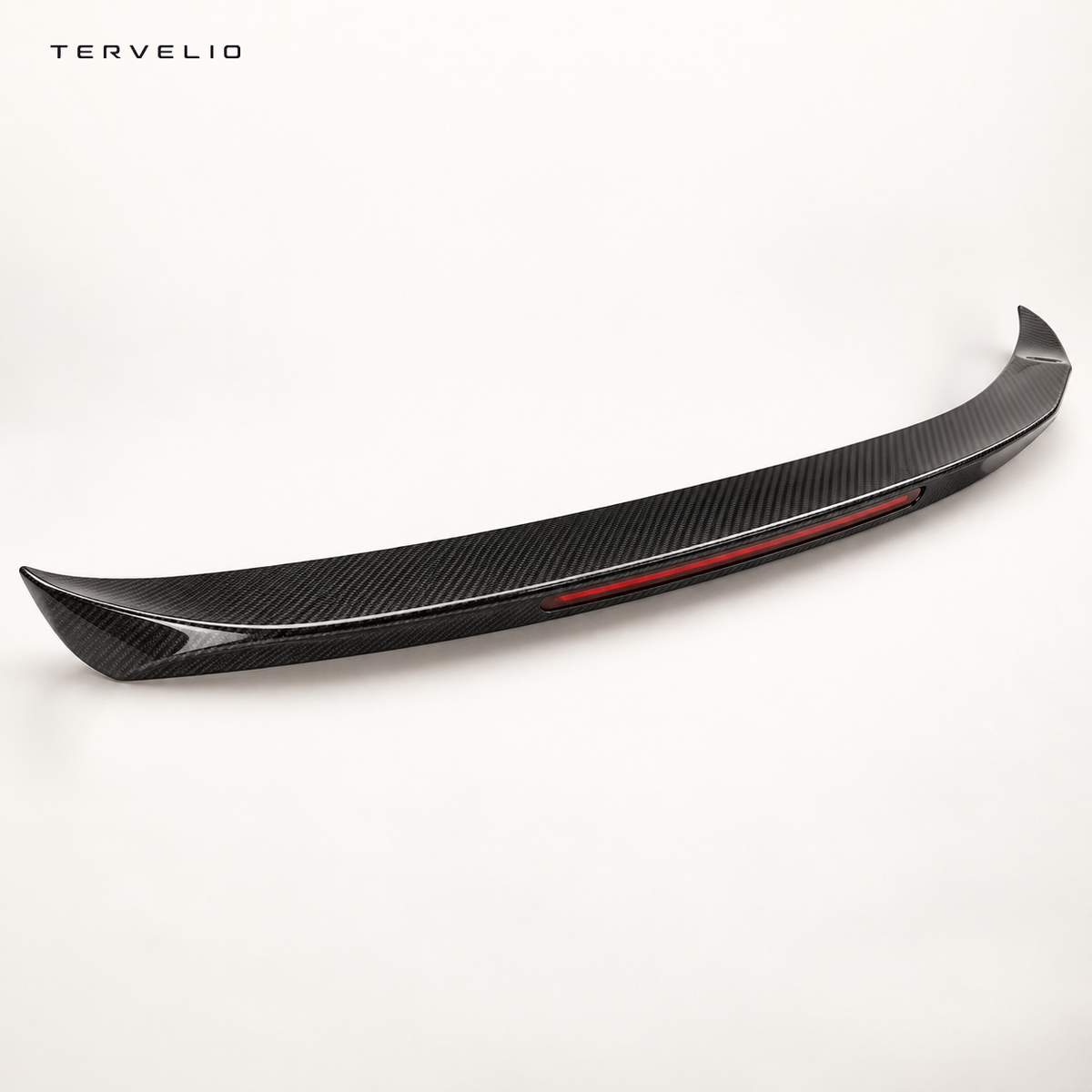 TERVELIO Carbon-Style Rear Lip with Light configuration overview