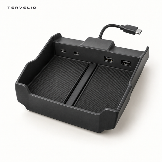 Center Console Charging Hub for 2021–2024 Tesla Models