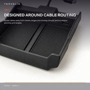 Center Console Charging Hub for 2021–2024 Tesla Models organizing multiple compatible device connections