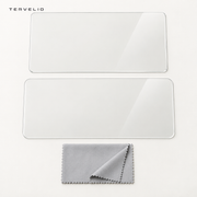 TERVELIO Clear Center Display Screen Protector for Tesla Model 3 / Model Y on a clean neutral background