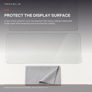 Clear Center Display Screen Protector for Tesla Model 3 / Model Y installed on the compatible Tesla display