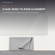 Clear Center Display Screen Protector for Tesla Model 3 / Model Y aligned to the selected display position
