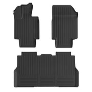 Cybertruck TPE floor mat set shown on a clean studio background