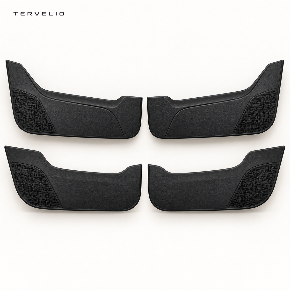 TERVELIO Door Kick Protector Set for Tesla Model Y configuration overview