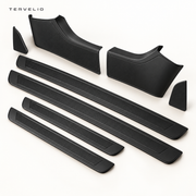TERVELIO Door Sill and Console Protection Set for Tesla Model 3 configuration overview