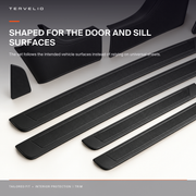 Door Sill and Console Protection Set for Tesla Model 3 material, edge and contour detail