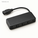 Four-Port Glovebox USB Hub for Tesla Model 3 / Model Y