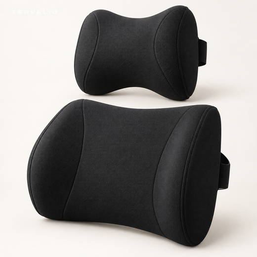 Headrest and Lumbar Cushion Options for Tesla