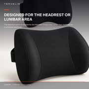 Headrest and Lumbar Cushion Options for Tesla construction, edge and material detail