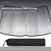 Ice-Silk Windshield Sunshade for Tesla Model Y vehicle-generation and panel-layout reference