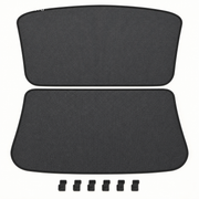 TERVELIO Laser-Finish Roof Sunshade for Tesla Model Y configuration overview