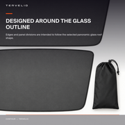 Panoramic Roof Sunshade for Tesla Model 3 / Model Y removable storage or parked-vehicle use