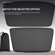 Panoramic Roof Sunshade for Tesla Model 3 / Model Y vehicle-generation and panel-layout reference