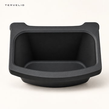 TERVELIO black rear-console waste bin for the refreshed Tesla Model Y