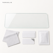 TERVELIO Rear Screen Protector for Refreshed Tesla Model Y on a clean neutral background