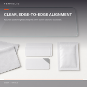 Rear Screen Protector for Refreshed Tesla Model Y aligned to the selected display position