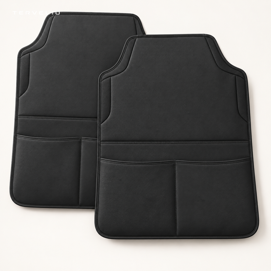 TERVELIO Seatback Kick Protector Set for Tesla Model 3 / Model Y configuration overview