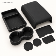 TERVELIO Silicone Center Console Protection Set for Tesla Model 3 / Model Y configuration overview
