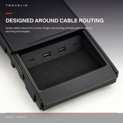 Sliding-Cover Charging Hub organizing multiple compatible device connections