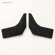 TERVELIO Suede-Style Console Side Kick Protectors for Tesla Model Y configuration overview