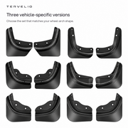 Three vehicle-specific versions. Choose the set that matches your wheel-arch shape.
