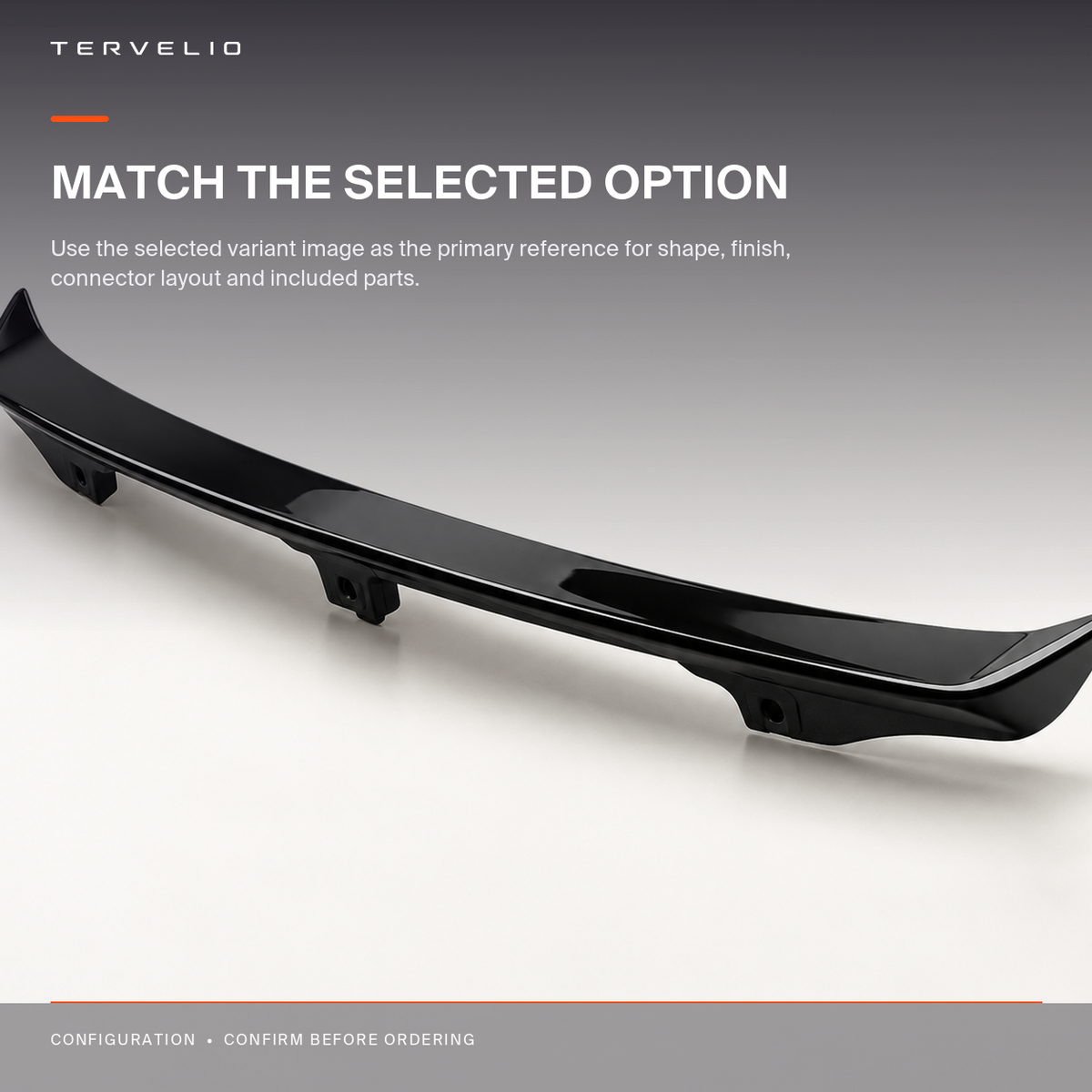 Thunder-Style Rear Lip for Refreshed Tesla Model 3 body-geometry and fitment reference