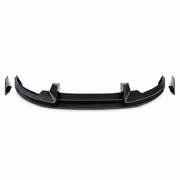 Model Y front lip with a woven surface and separate end pieces, isolated on a white background.