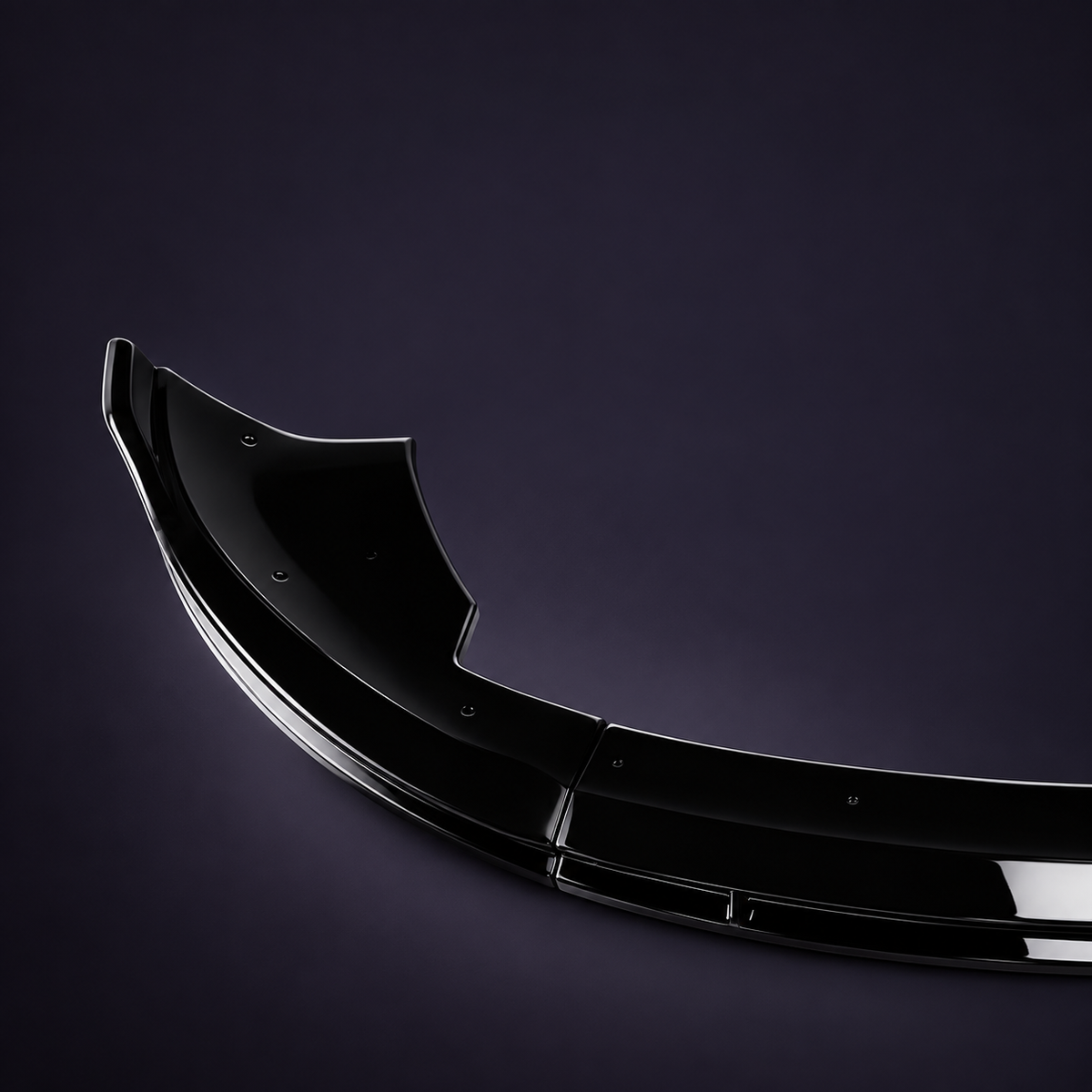 follow the outer curve: Shaped outer ends with visible section joins.