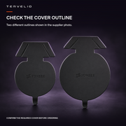 check the cover outline: Two different outlines shown in the supplier photo.